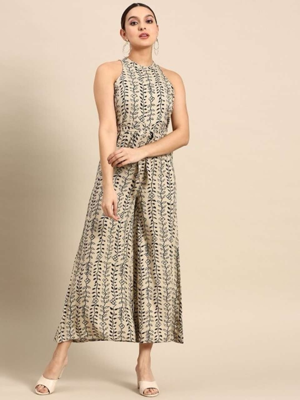 Anouk high neck wide leg Jumpsuit